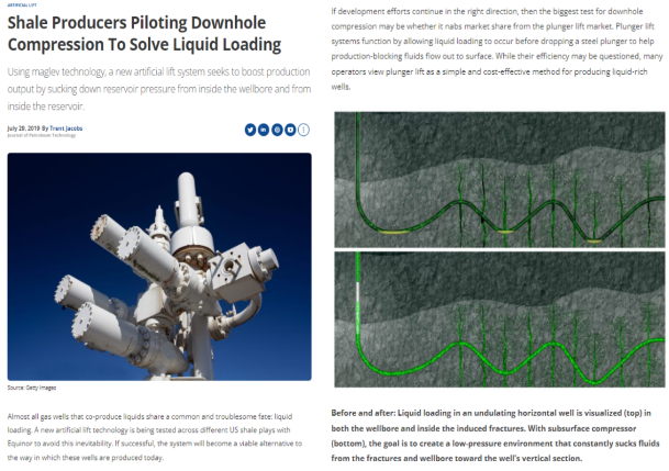 shale producers piloting downhole 